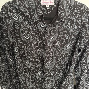 Panhandle Slim Black Paisley Button-Up